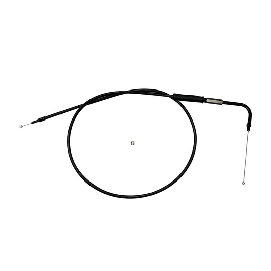 MotoTown Throttle Cable, 42 in., Black, Elbow 90 for 1996-2016 Big Twin and 2017 Dyna