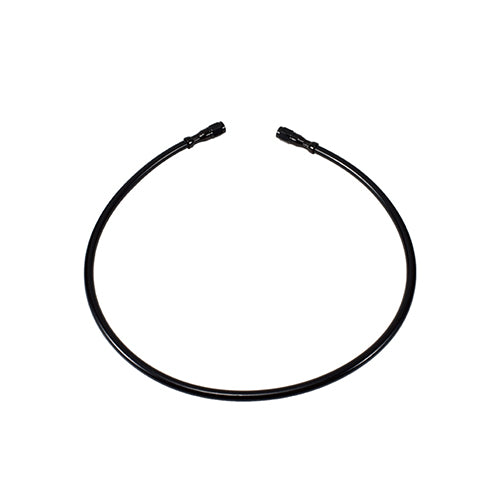 MotoTown AN-3 Hydraulic Brake Hose, 28 in. - Black