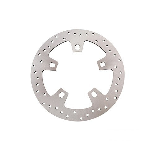 MotoTown Brake Rotor, Front, 11.8 in., Drilled, 5-Spoke