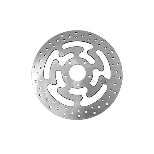 MotoTown 11.8 in. Front-Left Ground Stainless Brake Rotor, OEM 41809-08A for 2008-2013 Touring