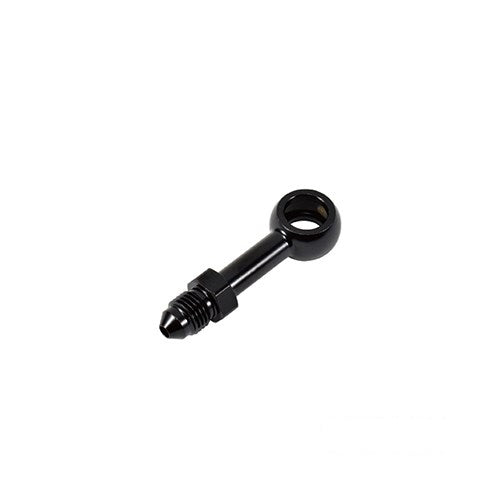MotoTown 10 mm Straight (0-Degree) Brake Banjo Fitting - Black