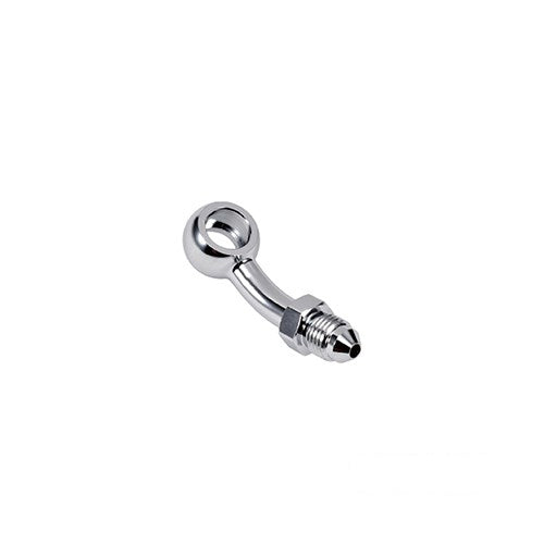 MotoTown 10 mm 30-Degree Brake Banjo Fitting - Chrome