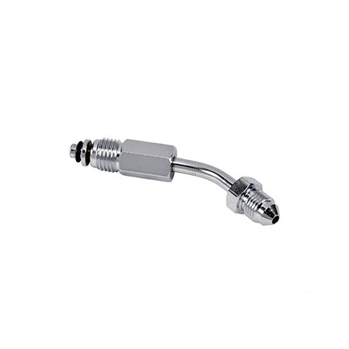 MotoTown Clutch Hose Fitting, Hydraulic, Chrome for 1999-2012 FLT/CVO/V-Rod