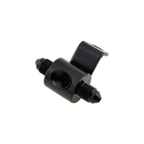 MotoTown AN-3 Rear Brake Tee with Brake-Light Switch Port - Black