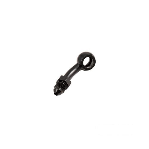 MotoTown Banjo Bolt & Fitting, Brake, 3/8 30, Black, 3/8 in. Banjo 30