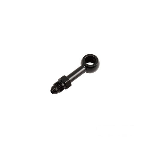 MotoTown Banjo Bolt & Fitting, Brake, 3/8 0, Black, 3/8 in. Banjo 0
