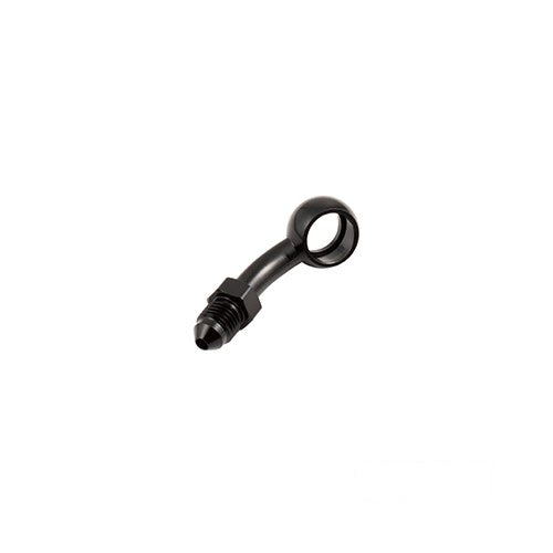 MotoTown 12 mm 30-Degree Brake Banjo Fitting - Black
