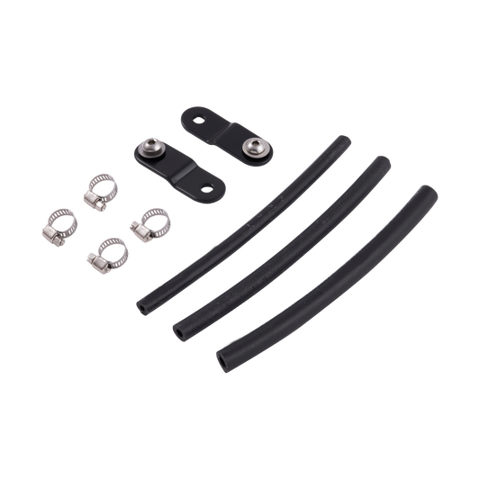 MotoTown 2 in. Gas Tank Lift Kit - Black for 1995-2022 Sportster XL (FG-130001)