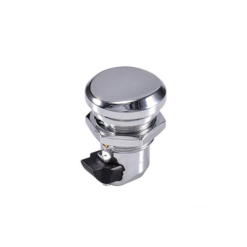 MotoTown Smooth Push-Button Fuel Tank Console Door Release Kit - Chrome, OEM 53919-04A