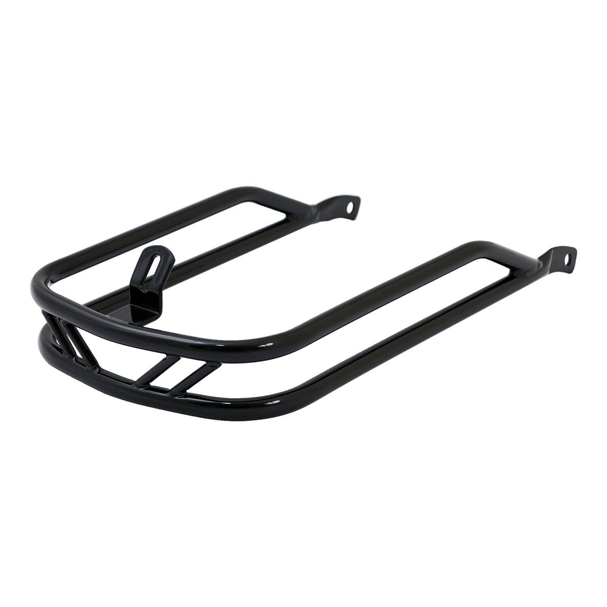 MotoTown Black Front Fender Rail for 1980-2013 FLHR / C, FLT/Touring and FLHT / C/CU / K
