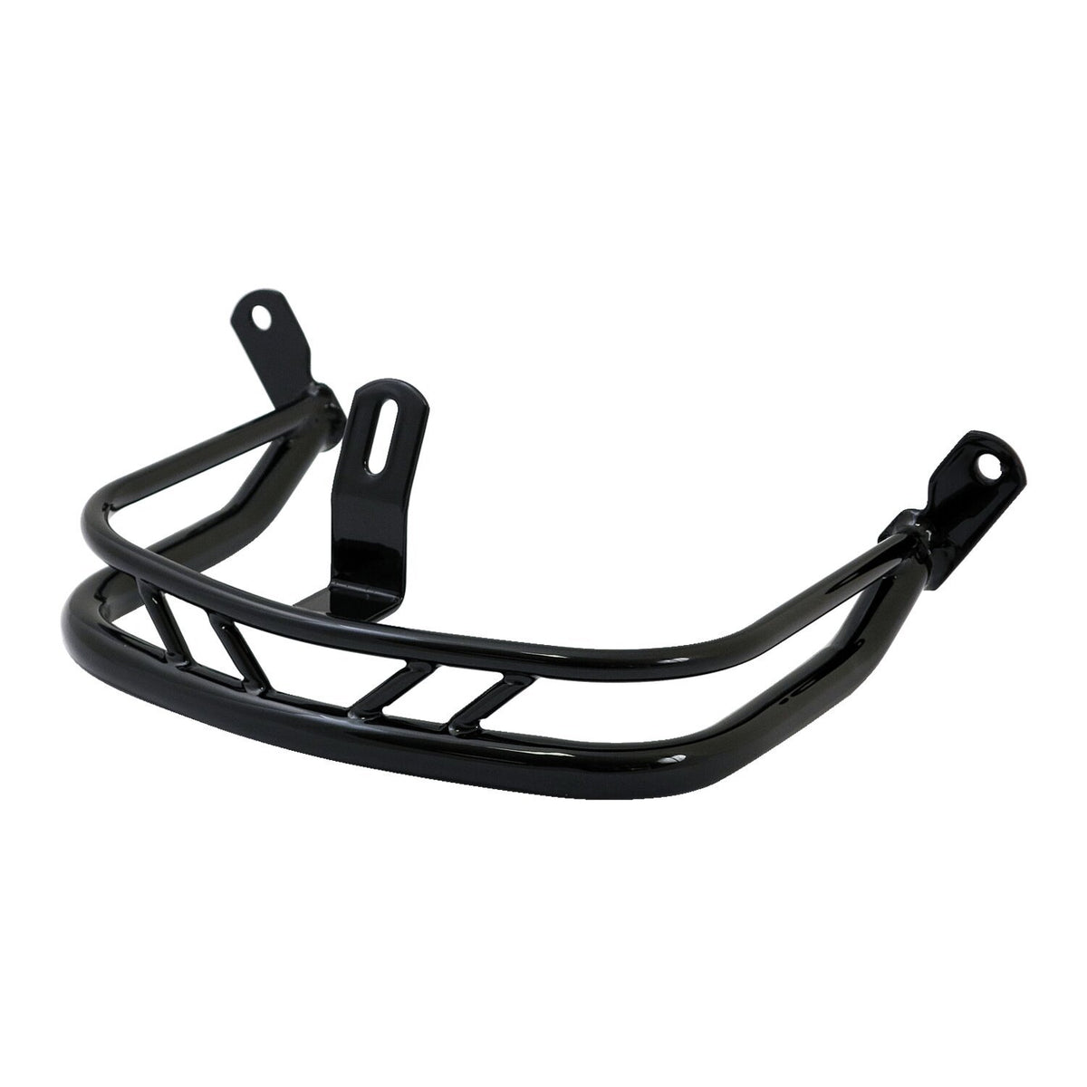 MotoTown Double-V Rear Fender Rail - Black, OEM 91100-09 for 2009-2025 Touring
