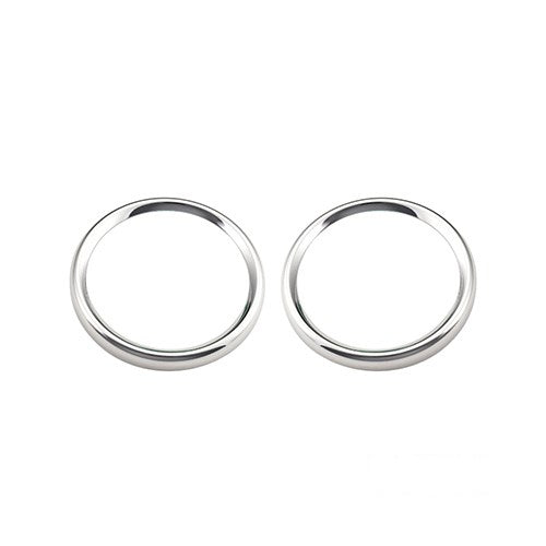 MotoTown 4 in. Gauge Bezel Cover Pair - Chrome for 1996-1999 FLHT / 1998-1999 FLTR
