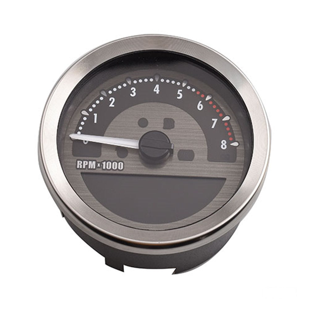 MotoTown Electronic Gauge, 4 in., Black Face for 2011-2017 FXCWC and 2012-2017 Dyna