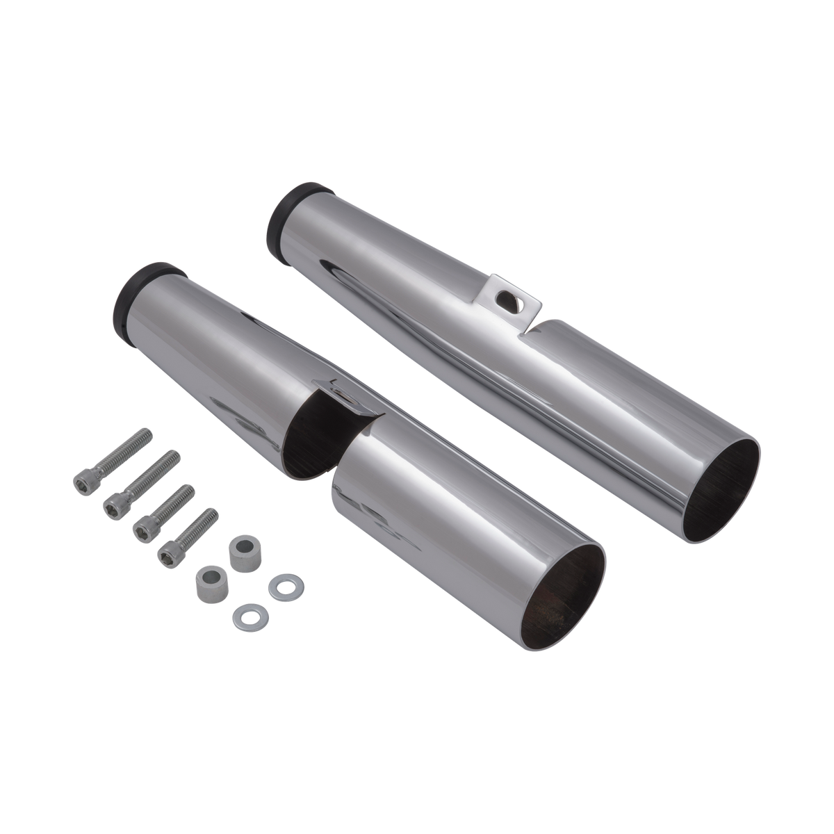 MotoTown 39 mm Sportster Fork Shroud Cover, Chrome (FG-150072)