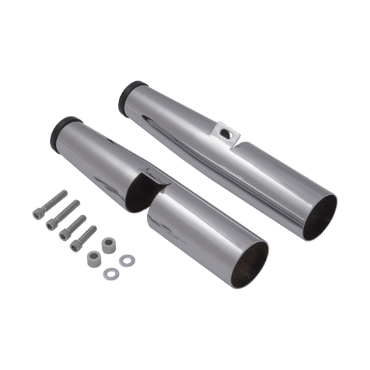 MotoTown 39 mm Sportster Fork Shroud Cover, Chrome (FG-150072)