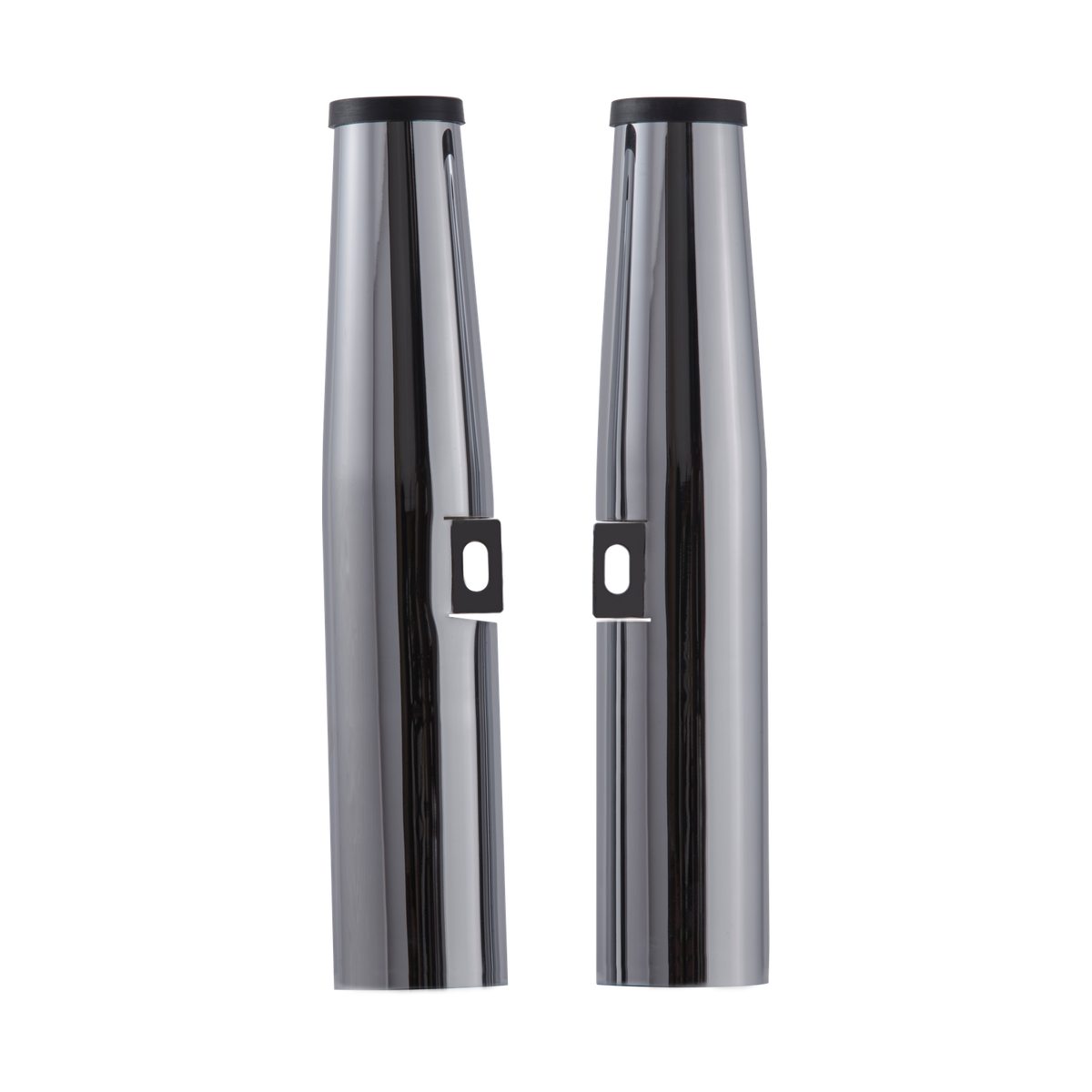 MotoTown 39 mm Sportster Fork Shroud Cover Pair - Chrome (FG-150075)