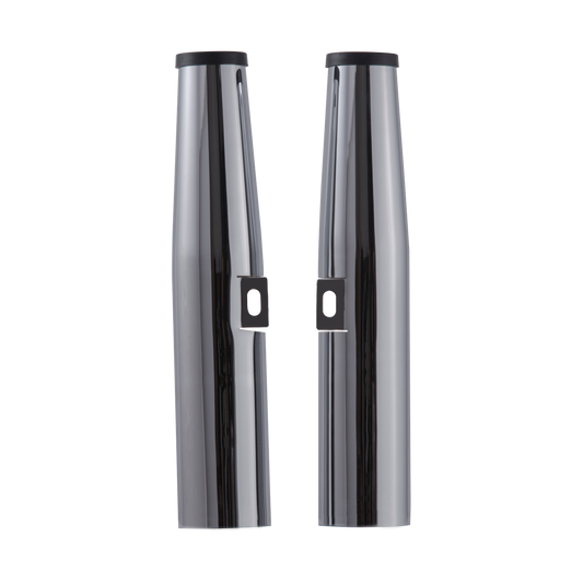 MotoTown 39 mm Sportster Fork Shroud Cover Pair - Chrome (FG-150075)