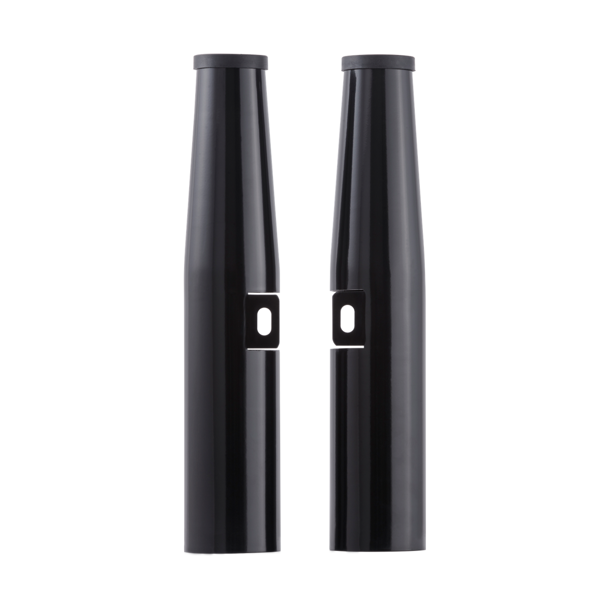 MotoTown 39 mm Sportster Fork Shroud Cover Pair - Black (FG-150076)