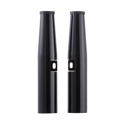 MotoTown 39 mm Sportster Fork Shroud Cover Pair - Black (FG-150076)