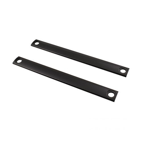 MotoTown Fork Cover Accent Strip Set, Black for 1986-2017 FL Softail