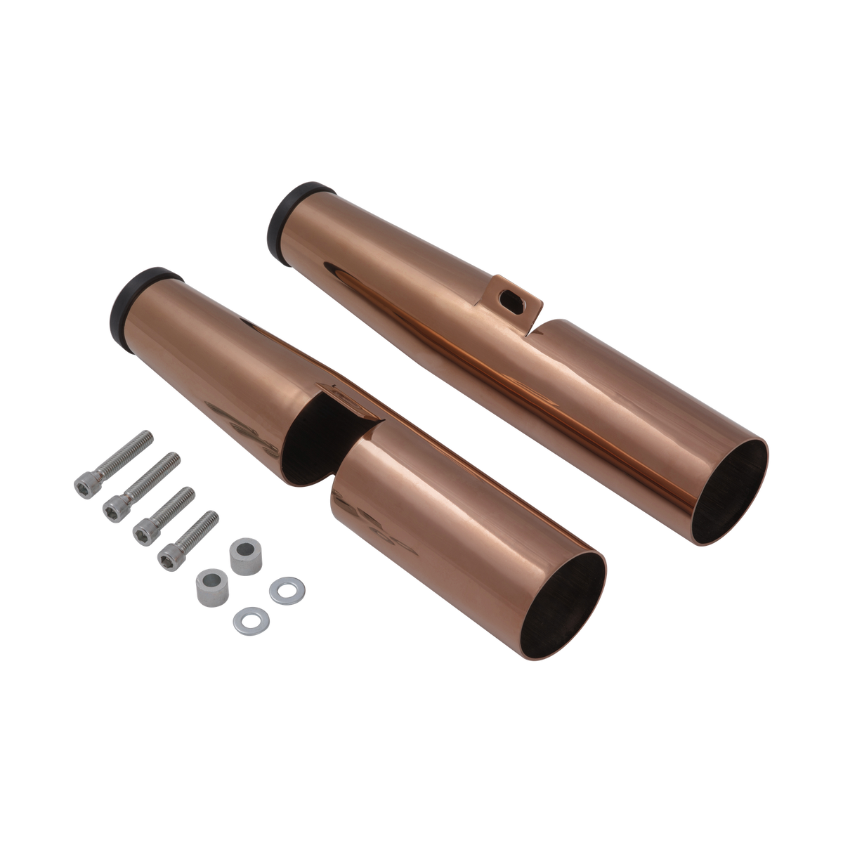 MotoTown Fork Shrouds, 39 mm Fork, Gold for 1986-2003 XL (FG-150111)