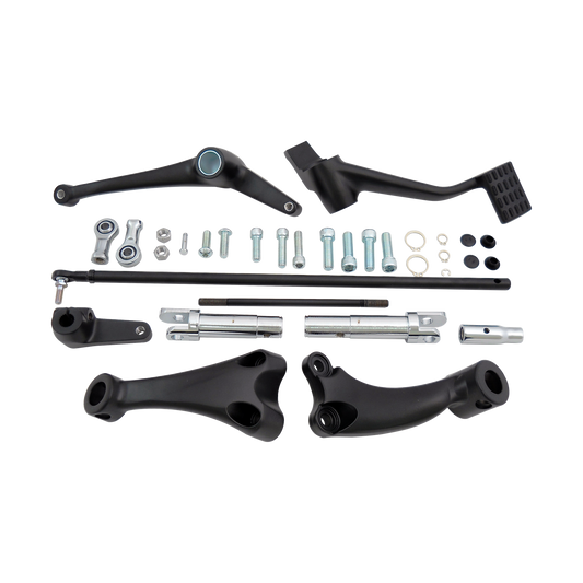 MotoTown Forward Control Kit, With Peg, Black for 2014-2022 XL Sportster (FG-170002)