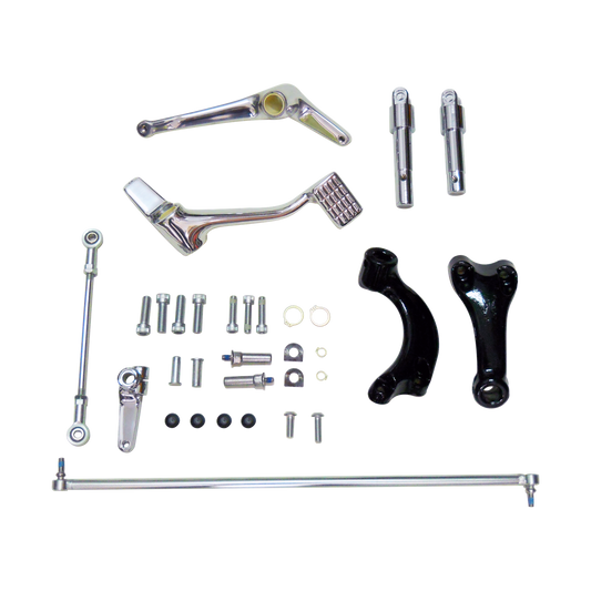 MotoTown Forward Control Kit, Chrome for 2004-2013 Sportster XL (FG-170003)