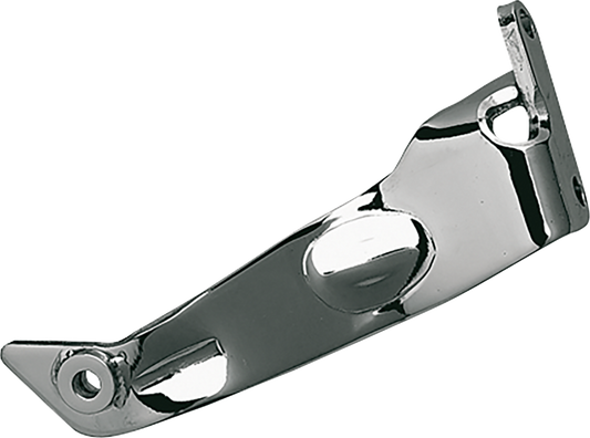 MotoTown Left Passenger Floorboard Mount - Chrome, OEM 50990-86 for 1986-1990 FLST and 1987-1999 FLSTC