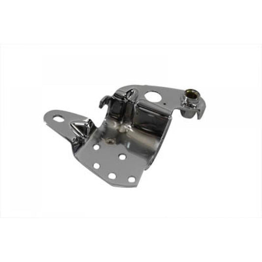 MotoTown Shift-Side Footboard Mount Bracket - Chrome, OEM 33630-90 for 1986-1999 Softail