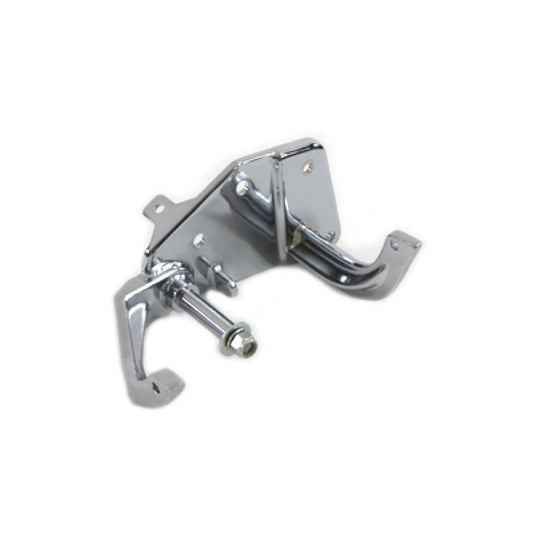 MotoTown Brake Pedal Mount Plate - Chrome, OEM 42431-87A for 1986-1999 Softail