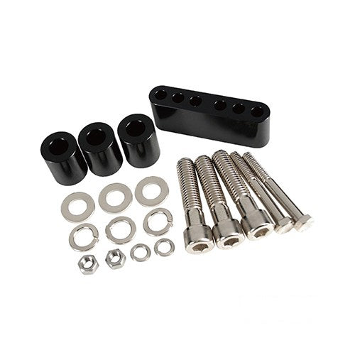 MotoTown Driver Footboard Extender Kit, Black for 1983-2008 FLT