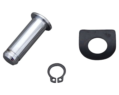MotoTown Mounting Pin Kit - 3-Piece Set, Footpeg, Chrome for 2005-2017 Softail / Touring