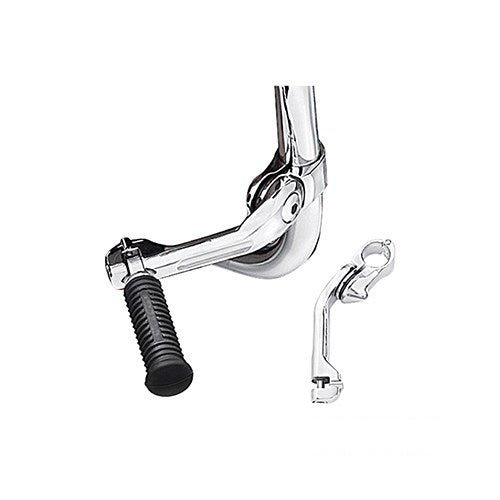 MotoTown Long Angled Adjustable Highway Peg Mount Kit - Chrome