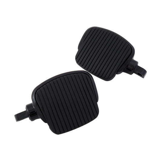 MotoTown Mini Footboard Kit, 4 in., Black (FG-170071)