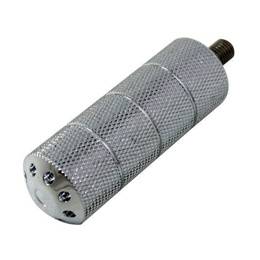MotoTown Bomber Knurled 5/16-24 Shift / Brake Peg - Chrome (FG-170074)