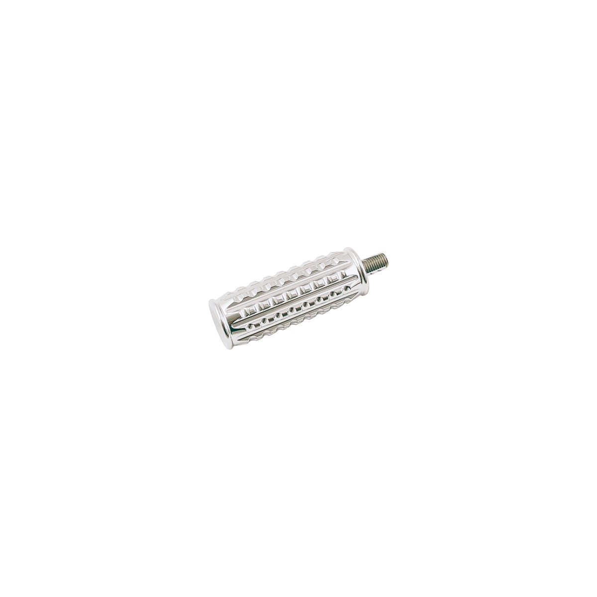 MotoTown 70 mm Grained Billet-Aluminum Shifter Peg - Chrome, 5/16-24 (FG-170121)