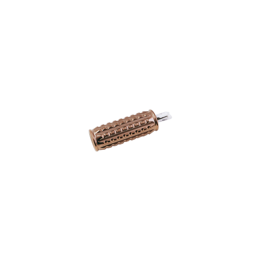 MotoTown 70 mm Grained Billet-Aluminum Shifter Peg - Gold, 5/16-24 (FG-170123)