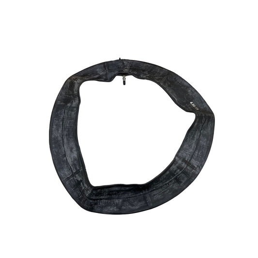 MotoTown 19 in. Inner Tube for 4.00 Tires with Center TR6 Metal Valve - Black