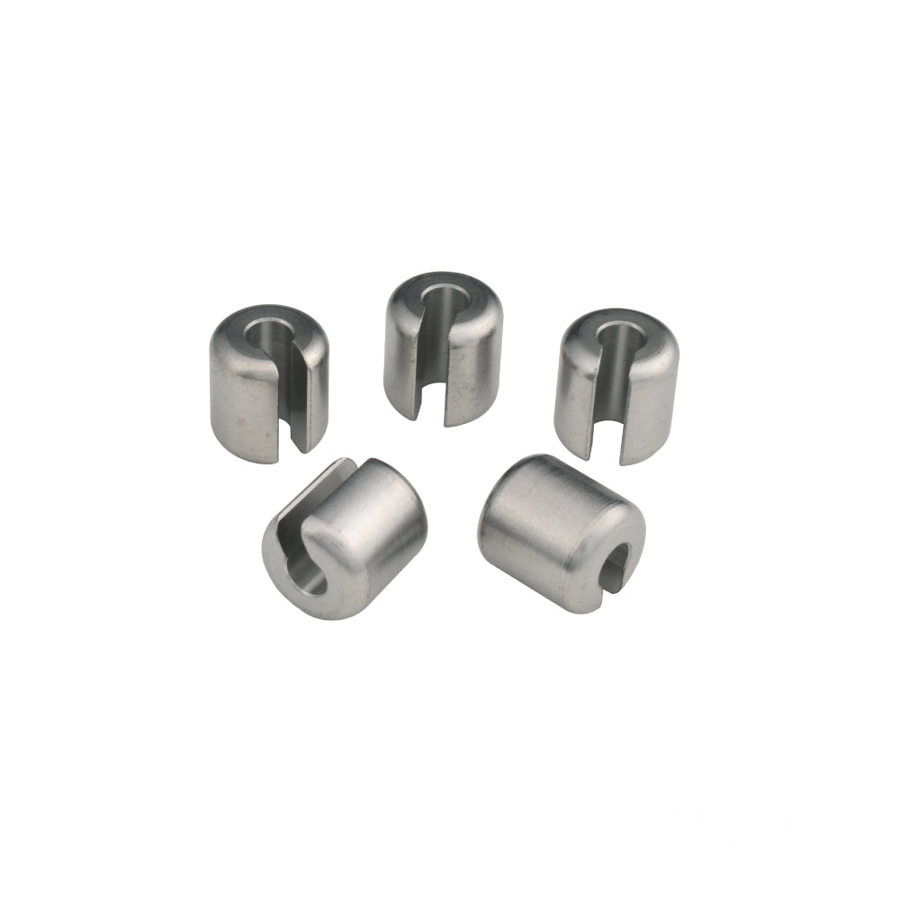 MotoTown 3/4 oz Steel Spoke-Wheel Weight, Chrome - 5 Pack