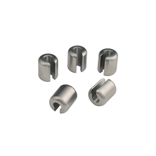MotoTown 1 oz Steel Spoke-Wheel Weight, Chrome - 5 Pack