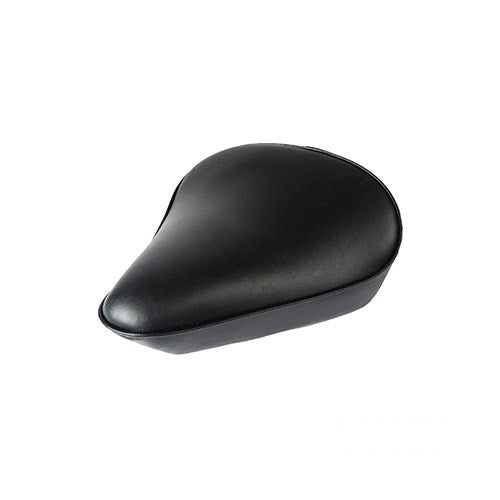 MotoTown Solo Seat, Retro, Large Thick, Plain Black