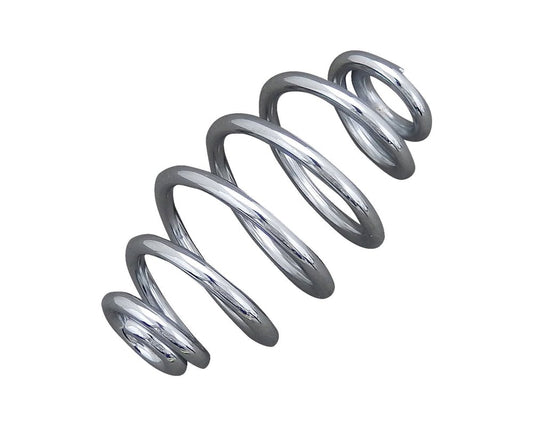 MotoTown 4 in. Tapered Solo Seat Spring - Chrome