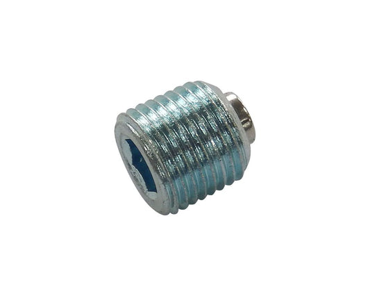 MotoTown 1/8 NPT Magnetic Primary Drain Plug - Chrome, OEM 739A for 1986-2003 Big Twin / Softail