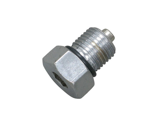 MotoTown 1/2-20 Magnetic Drain Plug with O-Ring - Chrome, OEM 60328-98B for 2000+ Selected H-D Models