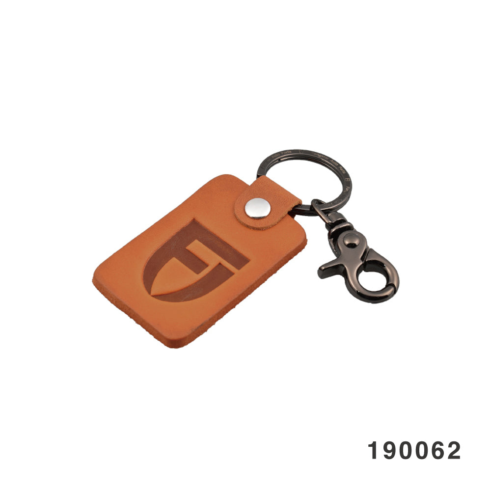 FANGSTER KEY RING, HONEY BROWN