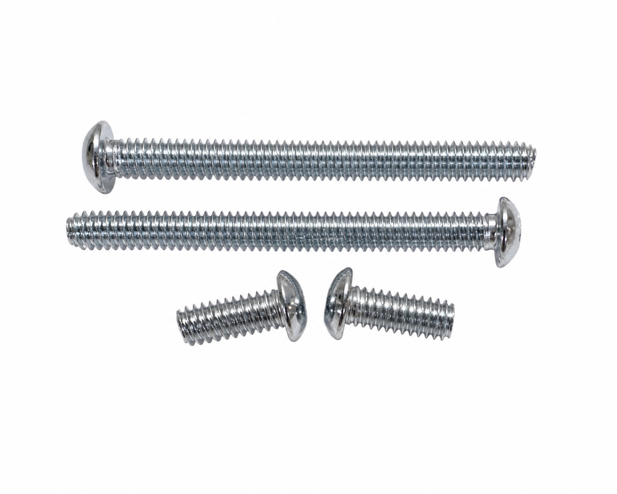 MotoTown 4-Piece Primary Inspection Cover Screw Set, OEM 941 / 945 for 1999-2005 Dyna / 1999-2006 Softail