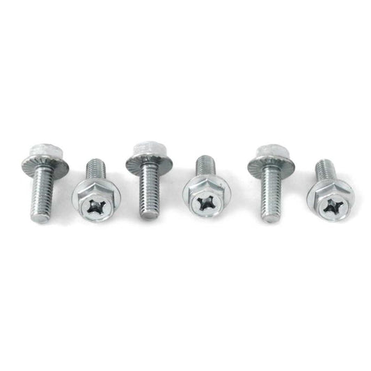 MotoTown M6 x 1.0 x 16 mm Clutch Retainer Screw Set - 6-Piece, OEM 2980 for 1998-2017 Dyna / Softail, 1998+ Touring
