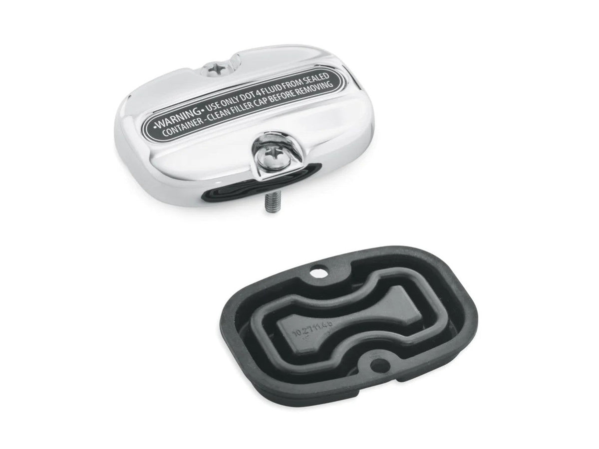 Harley-Davidson 46463-08 Chrome Rear Master Cylinder Cover