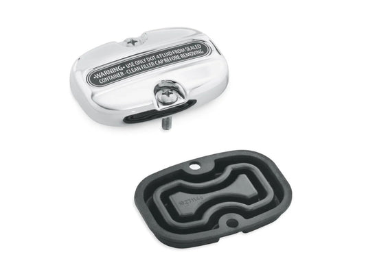 Harley-Davidson 46463-08 Chrome Rear Master Cylinder Cover