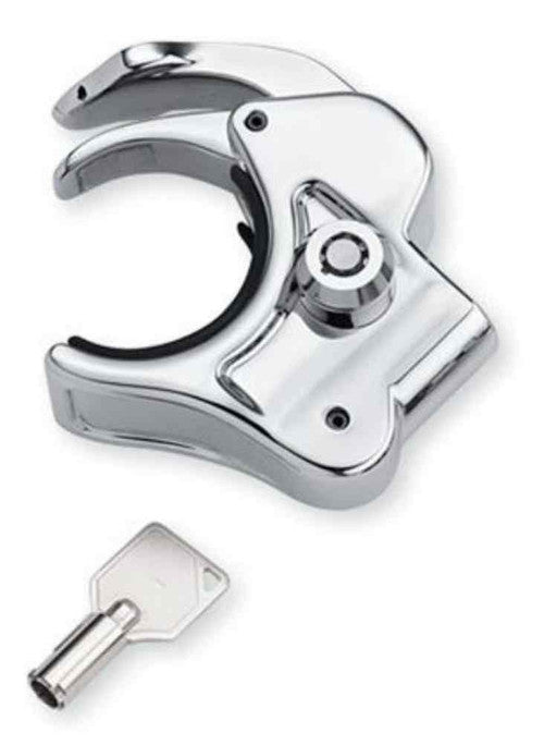 Harley-Davidson 57400006 39 mm Locking Quick-Release Windshield Clamp - Chrome